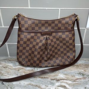 Auth Louis Vuitton Damier Ebene Bloomsbury PM